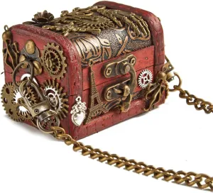 Shoulder Bag Retro Gears Crossbody Bag For Phone Bag Vintage Punk Jewelry