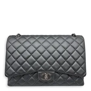 Shoulder Maxi Excellent reviews hardware Lambskin, Classic Bag in Silver Satisfaction guaranteed Silver