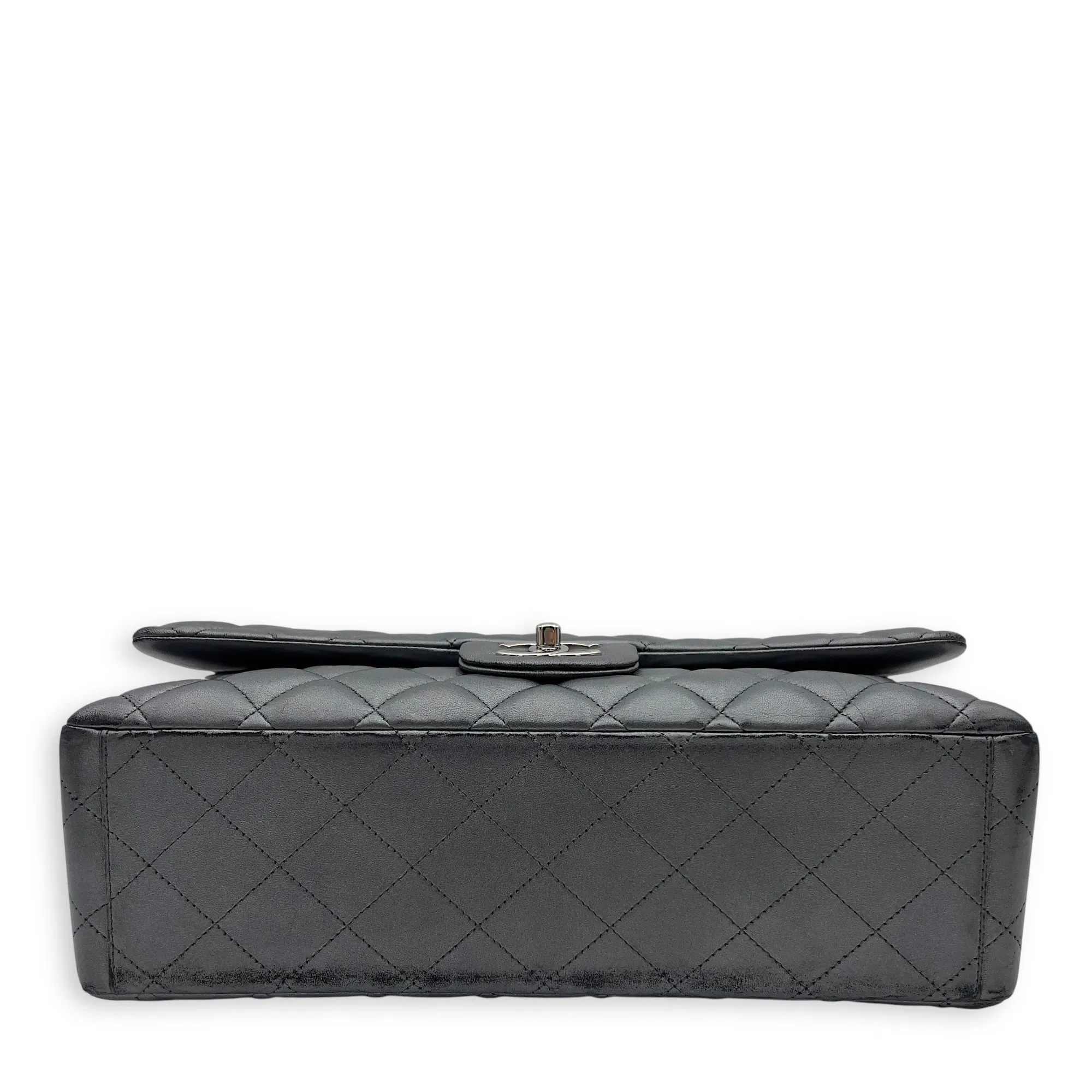 Shoulder Maxi Excellent reviews hardware Lambskin, Classic Bag in Silver Satisfaction guaranteed Silver