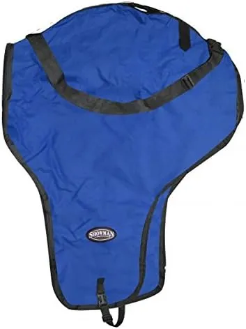 Showman Colored Western Nylon Saddle Carrying Case with Nylon Strap and Full Zipper. Color Choice