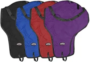 Showman Colored Western Nylon Saddle Carrying Case with Nylon Strap and Full Zipper. Color Choice
