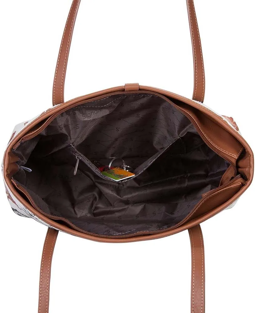 Signare Tapestry Shoulder Bag Tote Bag for Women with Travel or Work Tote Bags for Women