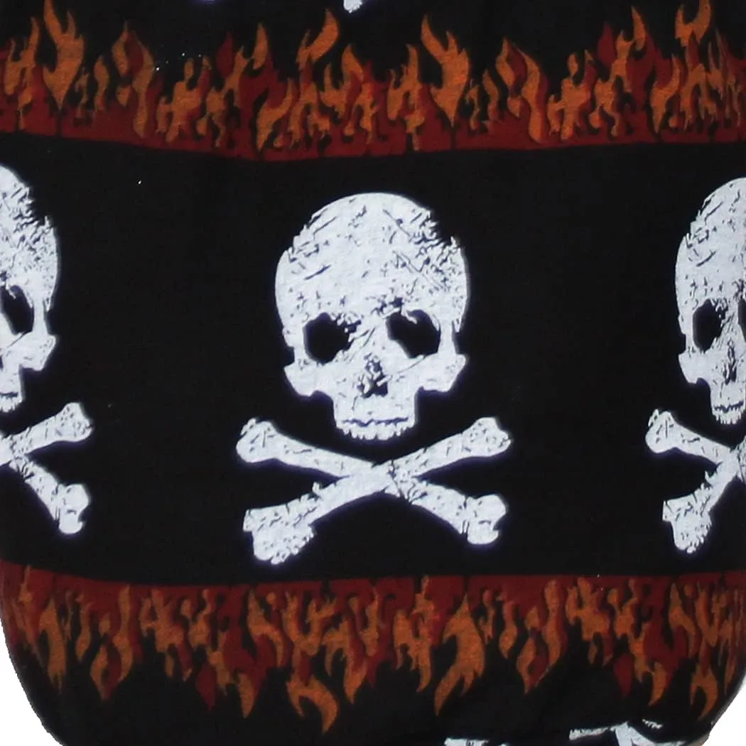 Skull Bohemian Boho Hobo Hippie Gothic Crossbody Bag Purse 33" Black
