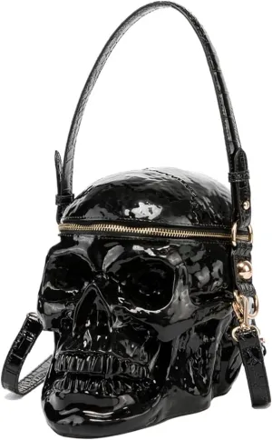 Skull Purse for Women Horror Goth Crossbody Bag Waterproof Halloween Gothic Purses