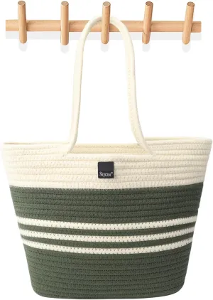 Skycase Woven Handbag - Shoulder Handbags - Tote Bags for Women, Travel Clutch Purses, Messenger Bag for Casual Everyday Bag