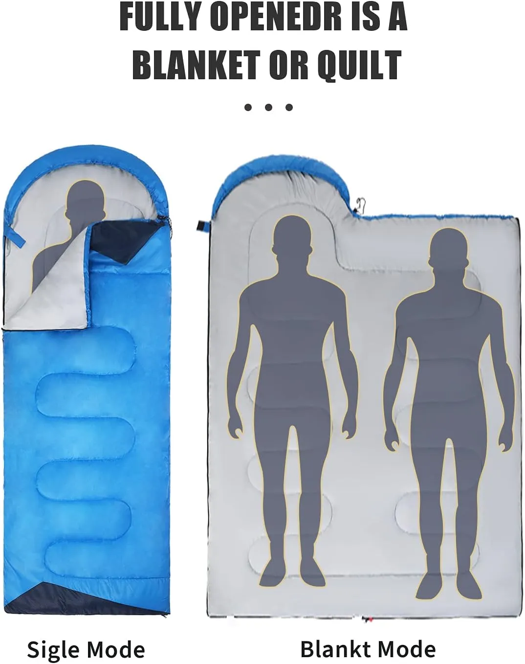 Sleeping Bags for Adults Backpacking Lightweight Waterproof- Cold Weather Sleeping Bag for Girls Boys Mens for Warm Camping Hiking Outdoor Travel Hunting with Compression Bags