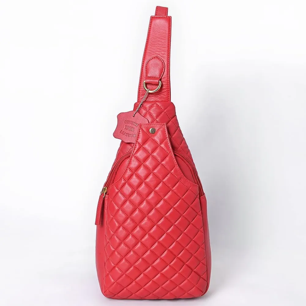 Sling Genuine Leather Women Bag Western Handbag Purse