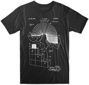 Slinky Patent T-Shirt, Slinky Toy 100% Soft Cotton Premium Tee