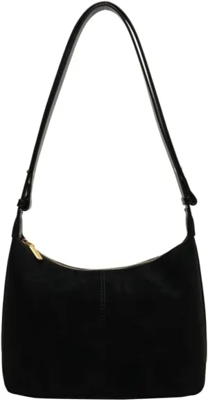 Slouchy Suede Crescent Hobo Bags Women Trendy Crossbody Purse Satchels Shoulder Tote Bag Dumpling Top-handle Tote Handbag