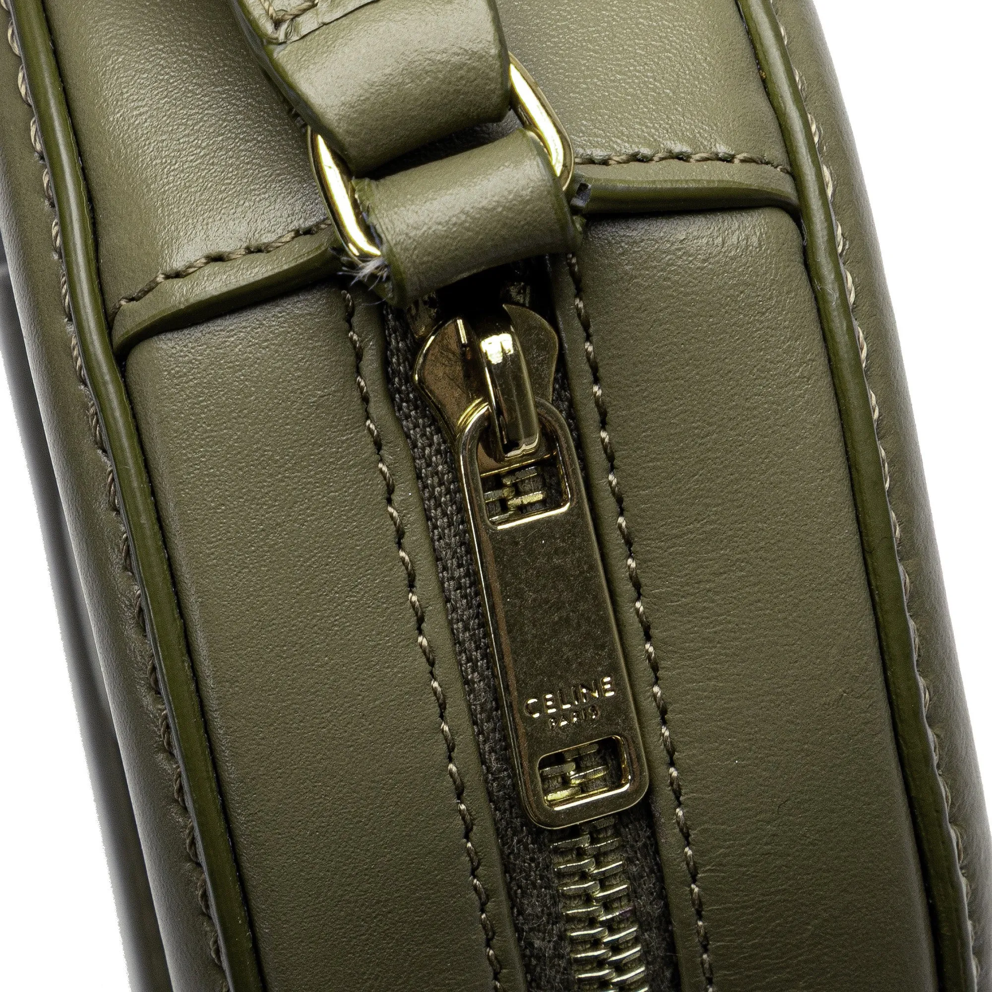 Small Calfskin Cuir Triomphe Oval Crossbody