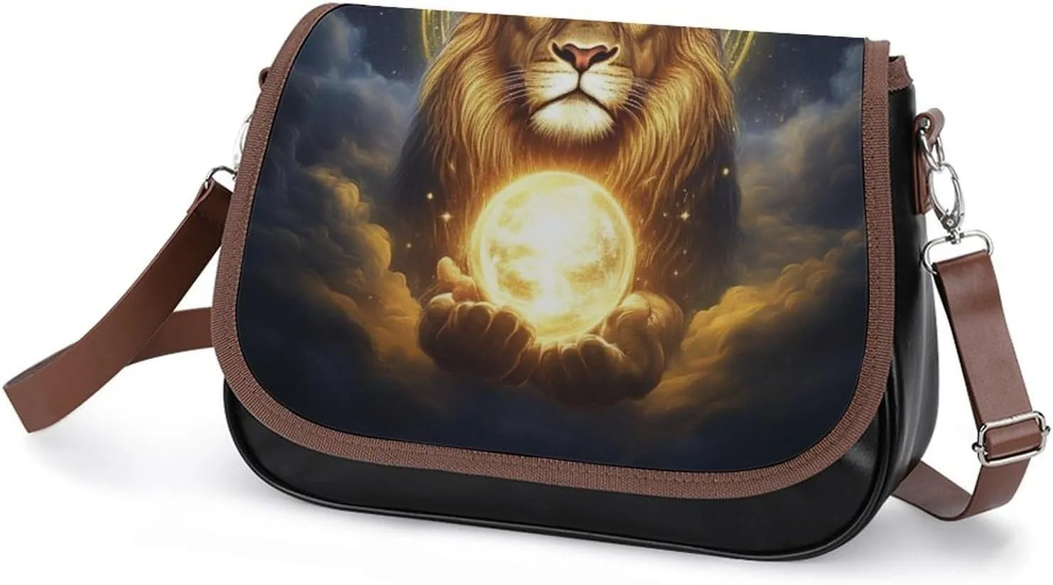 Small Crossbody Handbags Pu Leather Purse Travel Shoulder Bag with Adjustable Strap