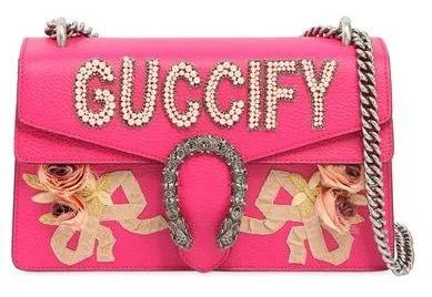Small Dionysus "Guccify" Leather Bag
