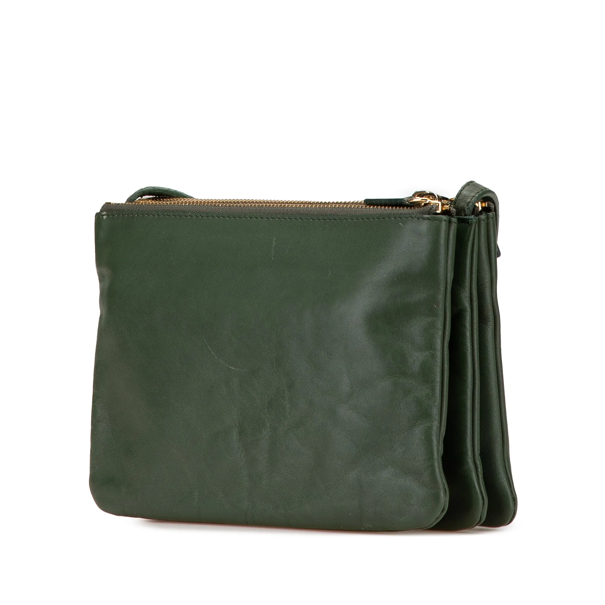 Small Lambskin Trio Crossbody