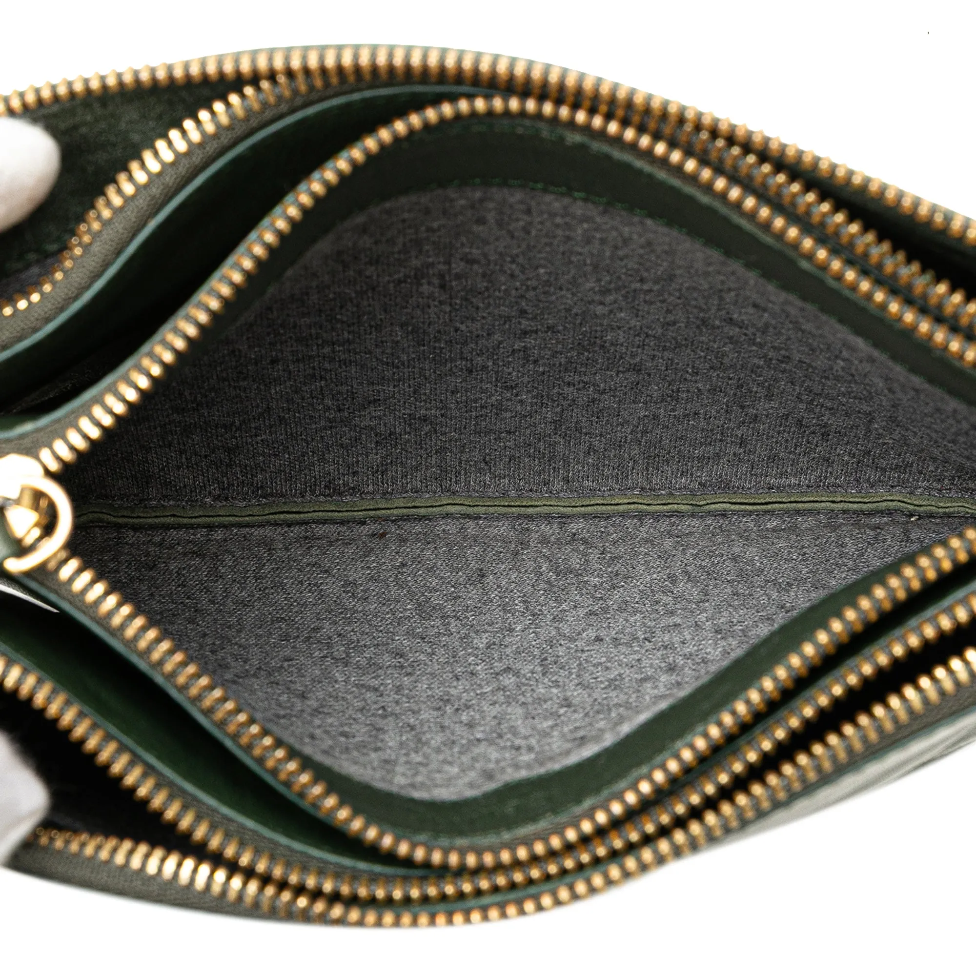 Small Lambskin Trio Crossbody