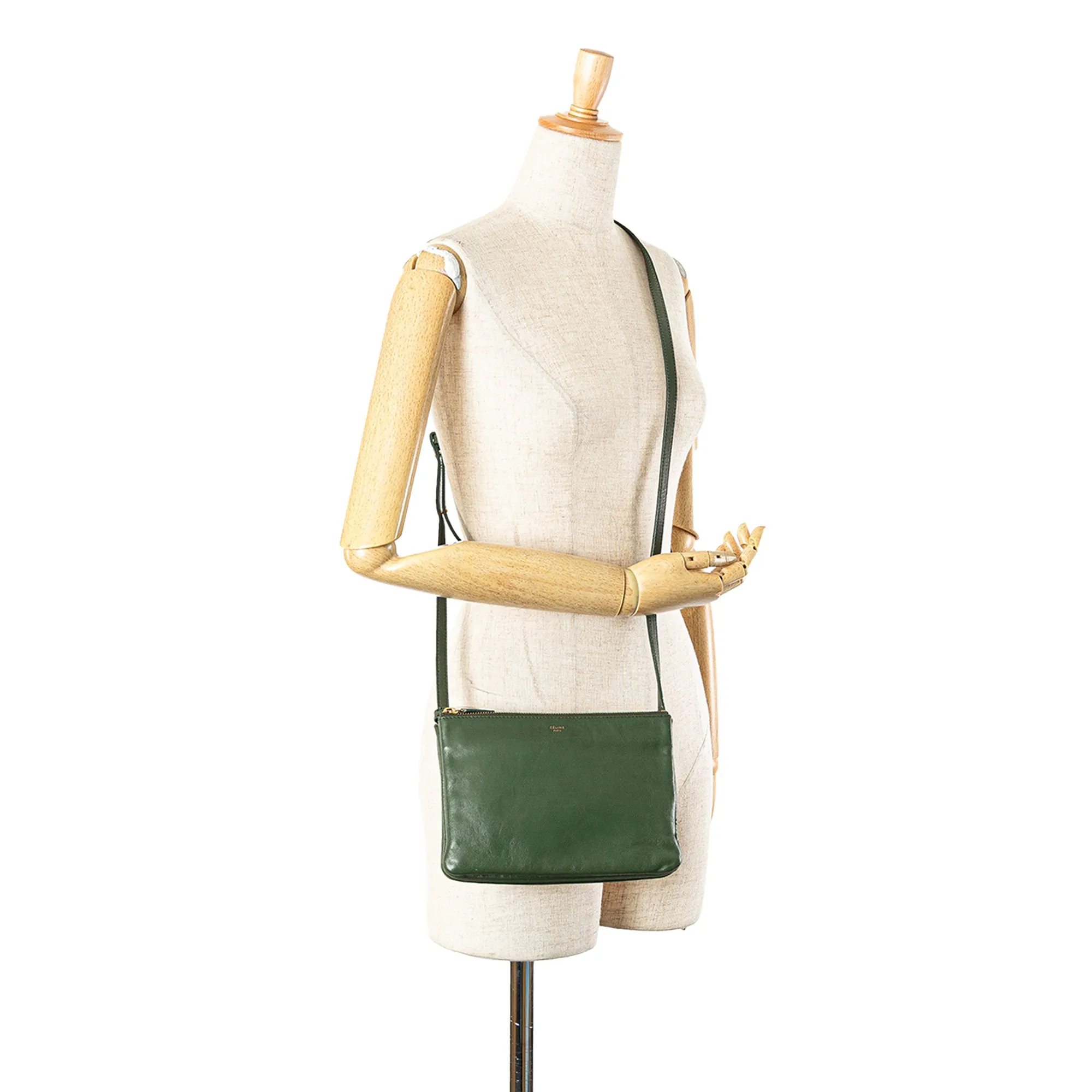 Small Lambskin Trio Crossbody