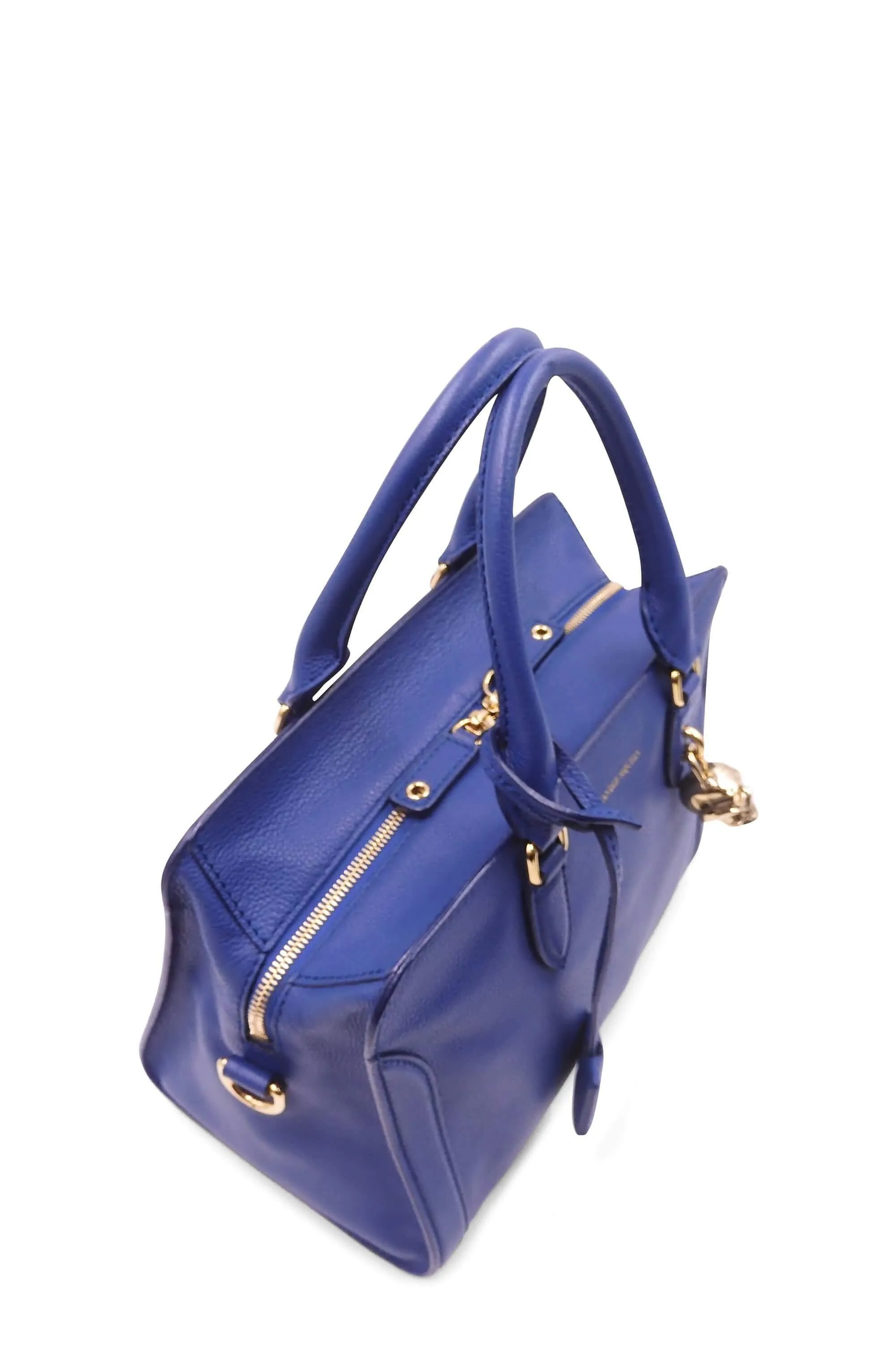 Small Padlock Zip Around Bag Navy