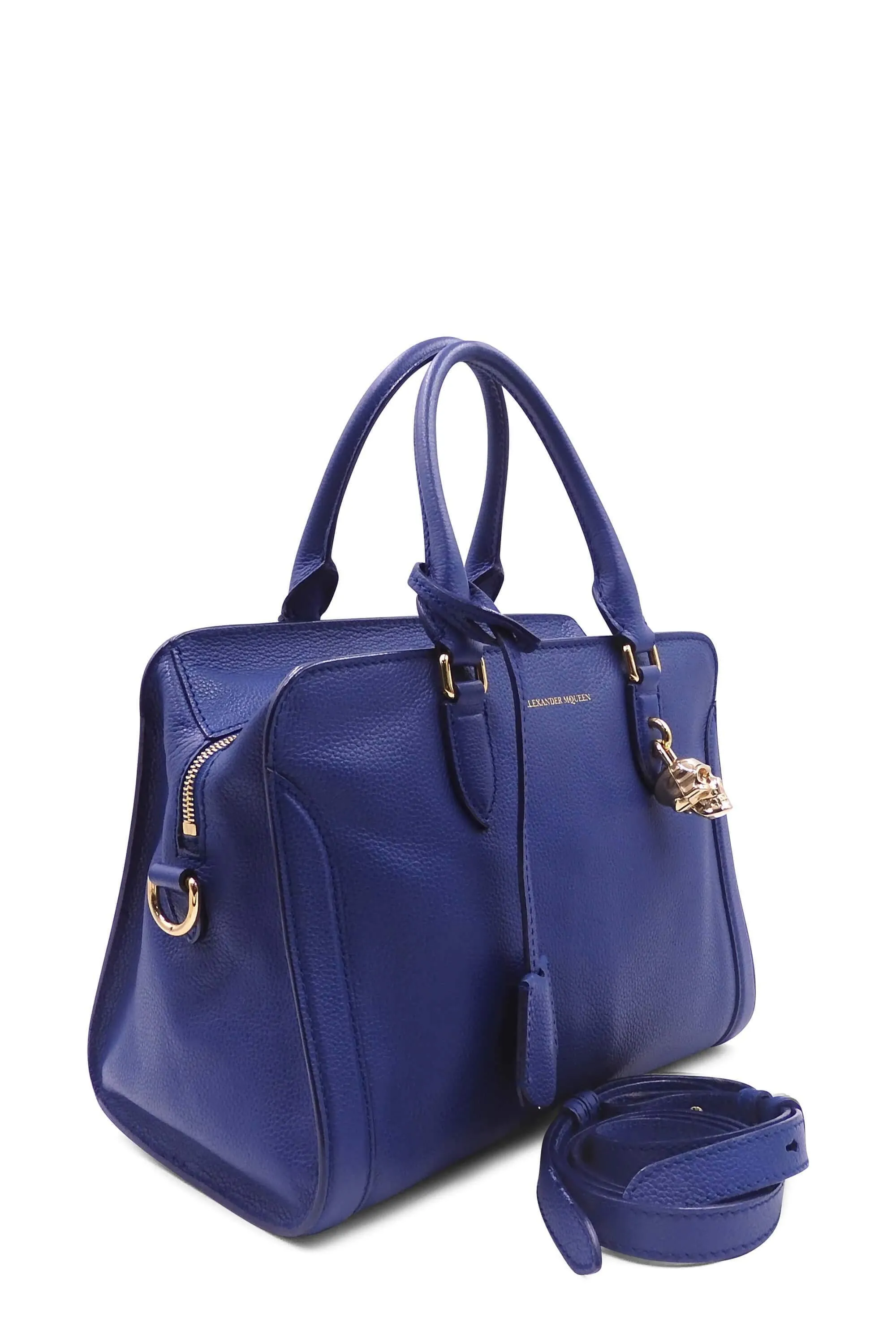 Small Padlock Zip Around Bag Navy