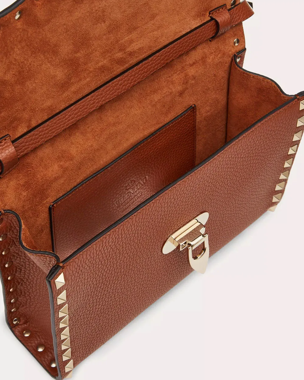 Small Rockstud Shoulder Bag in Selleria