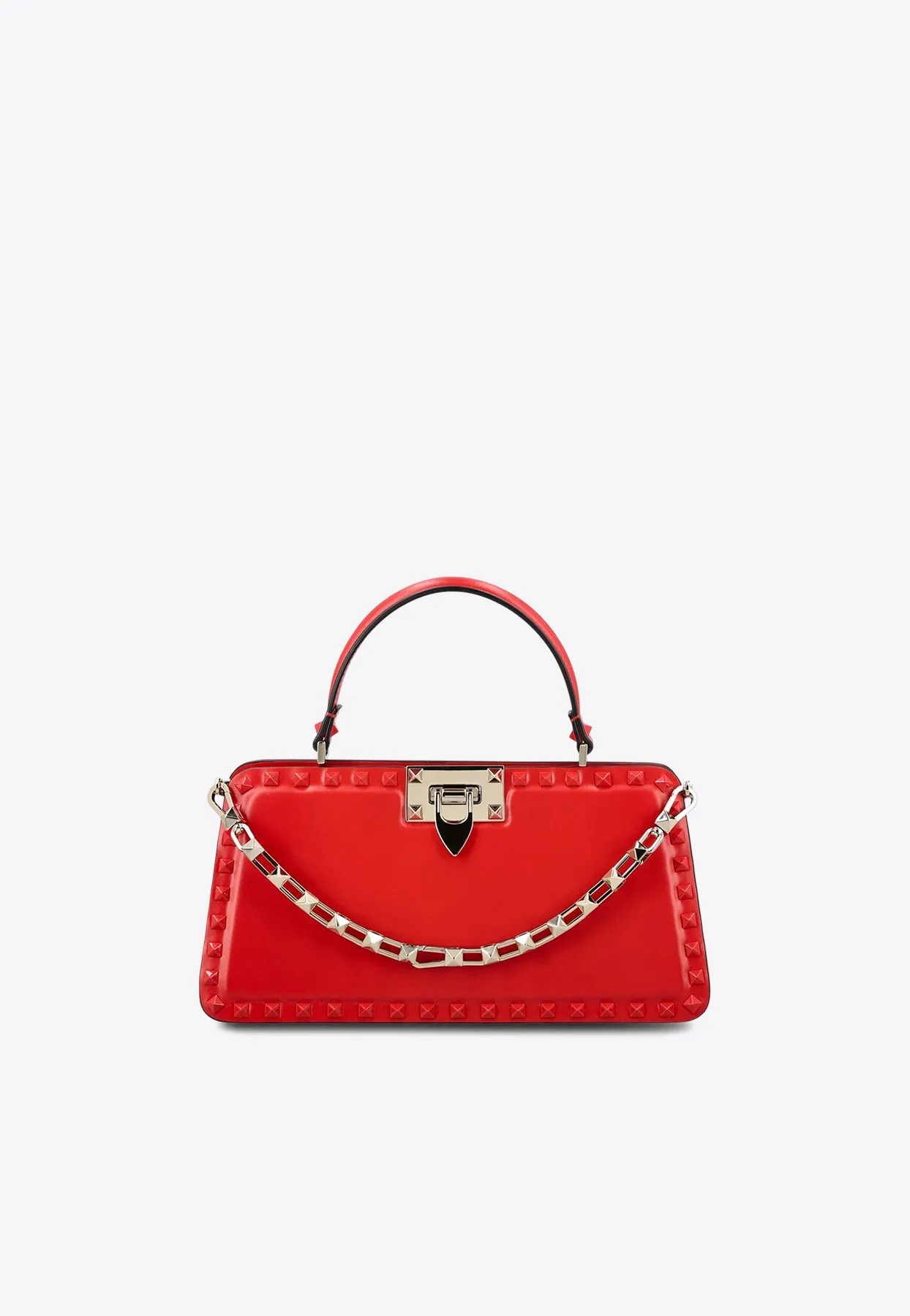 Small Rockstud Top Handle Bag