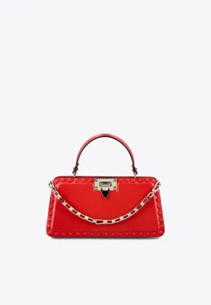 Small Rockstud Top Handle Bag