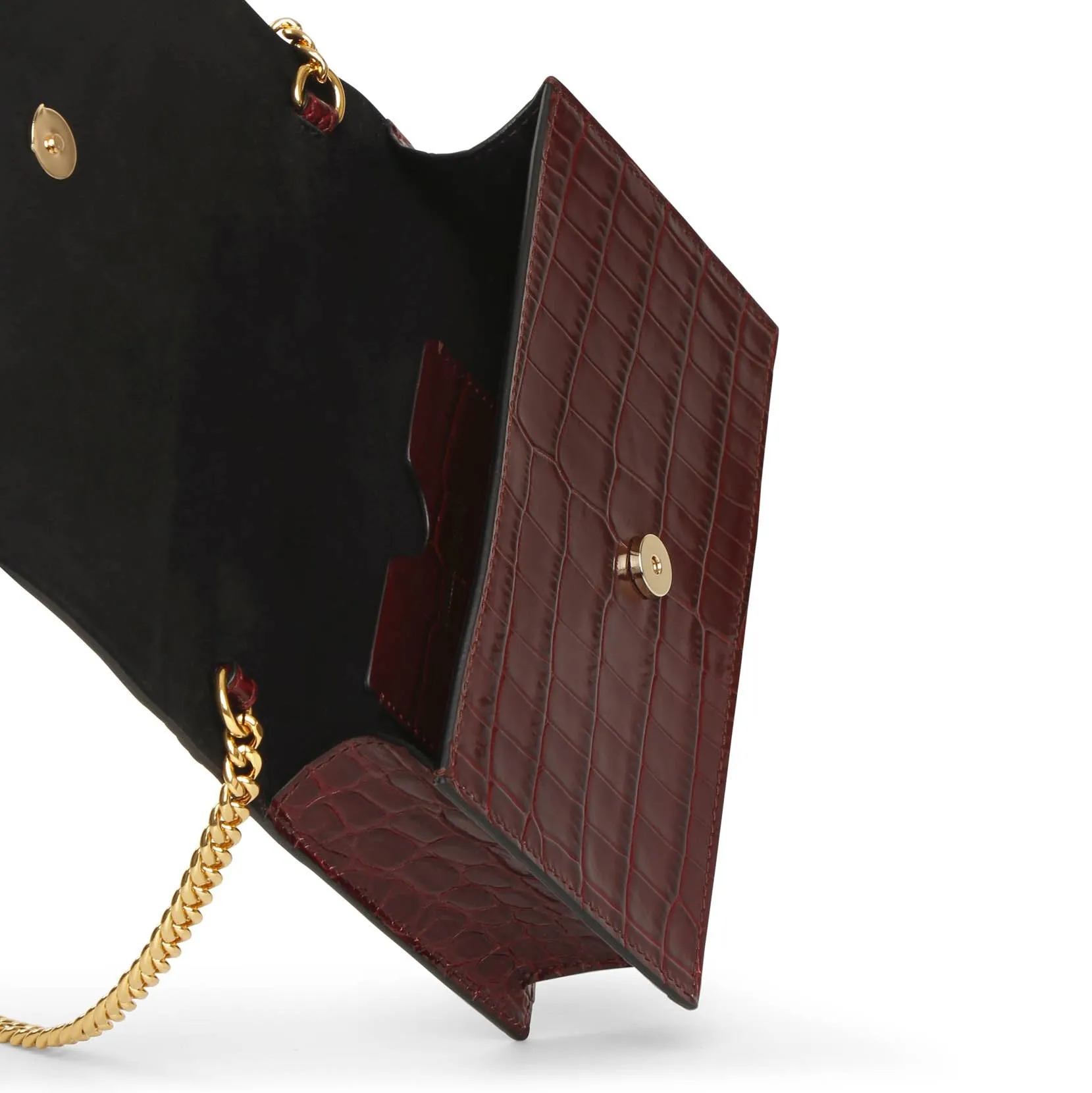 Small skull bag burgundy