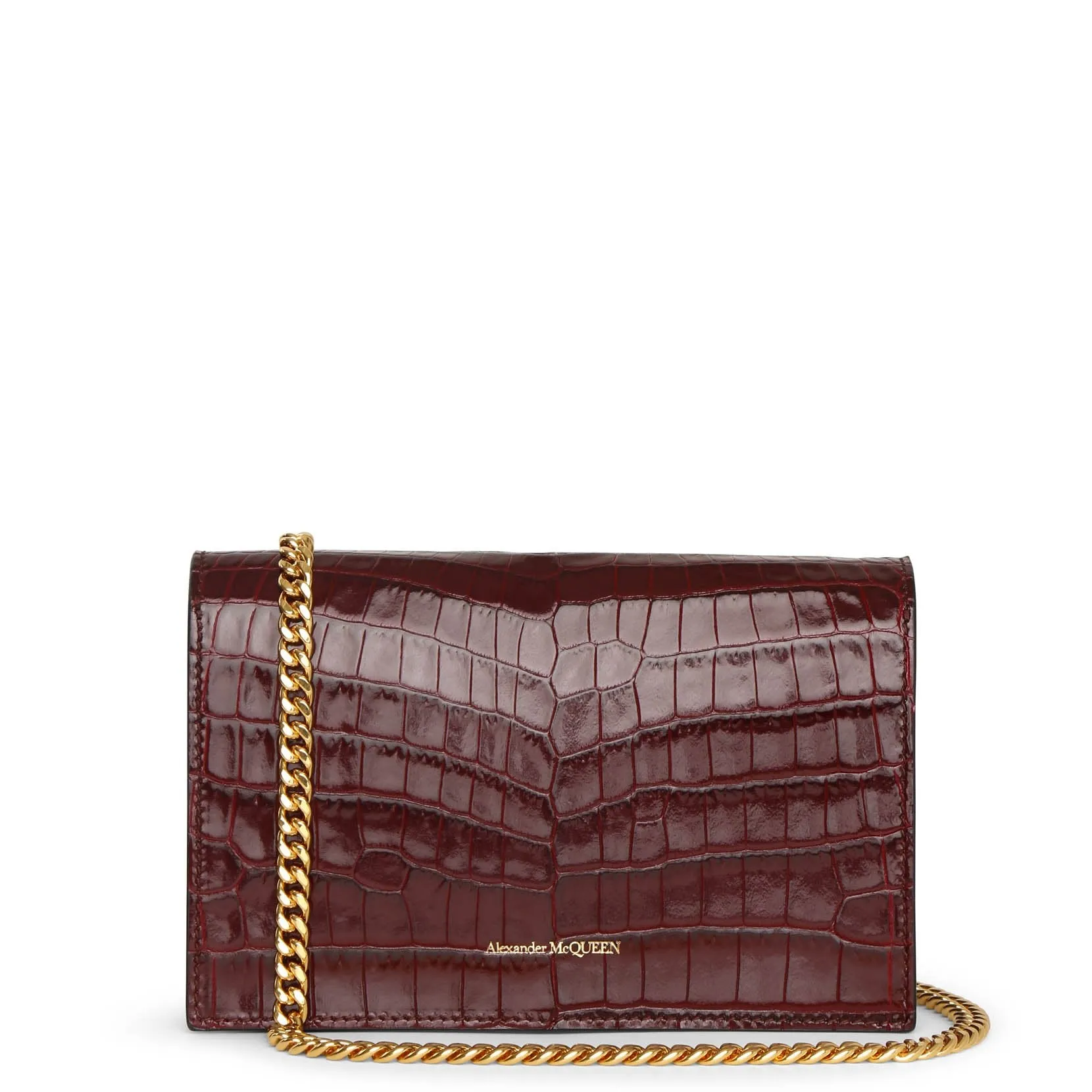Small skull bag burgundy
