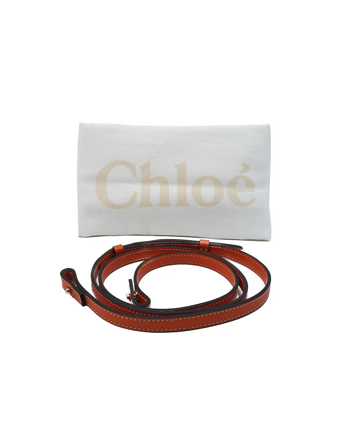 Small Suede Woody Tote Orange
