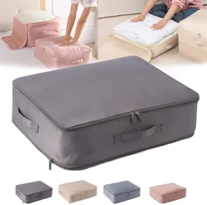 Space Saving Self Compression Organizer, Propositiony Ultra Space Saving Self Compression Organizer, Heavy Duty Moving Bags, Propositiony Organizer for Space Saving (Grey,L)