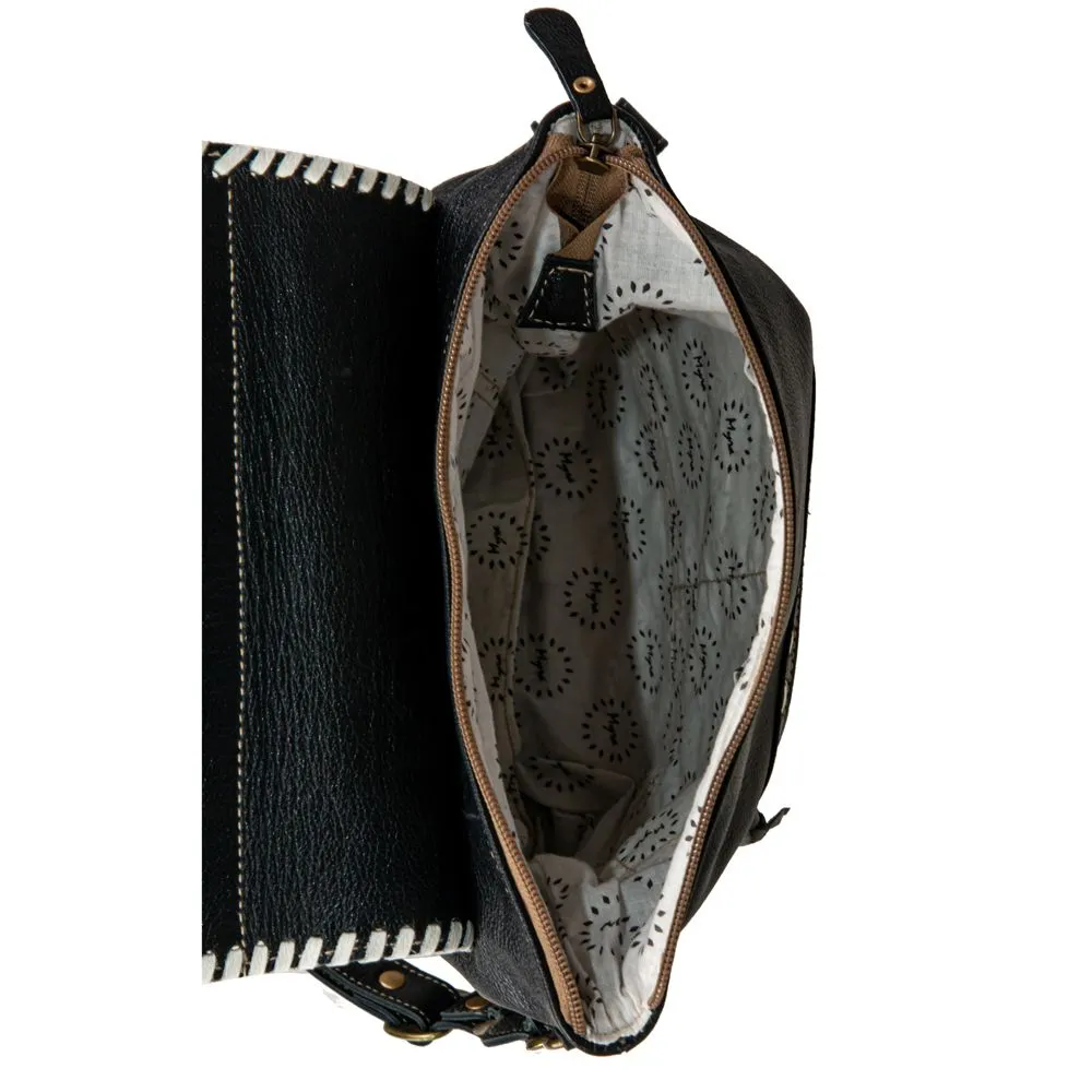 Spirit of the Herd Tooled Leather Crossbody