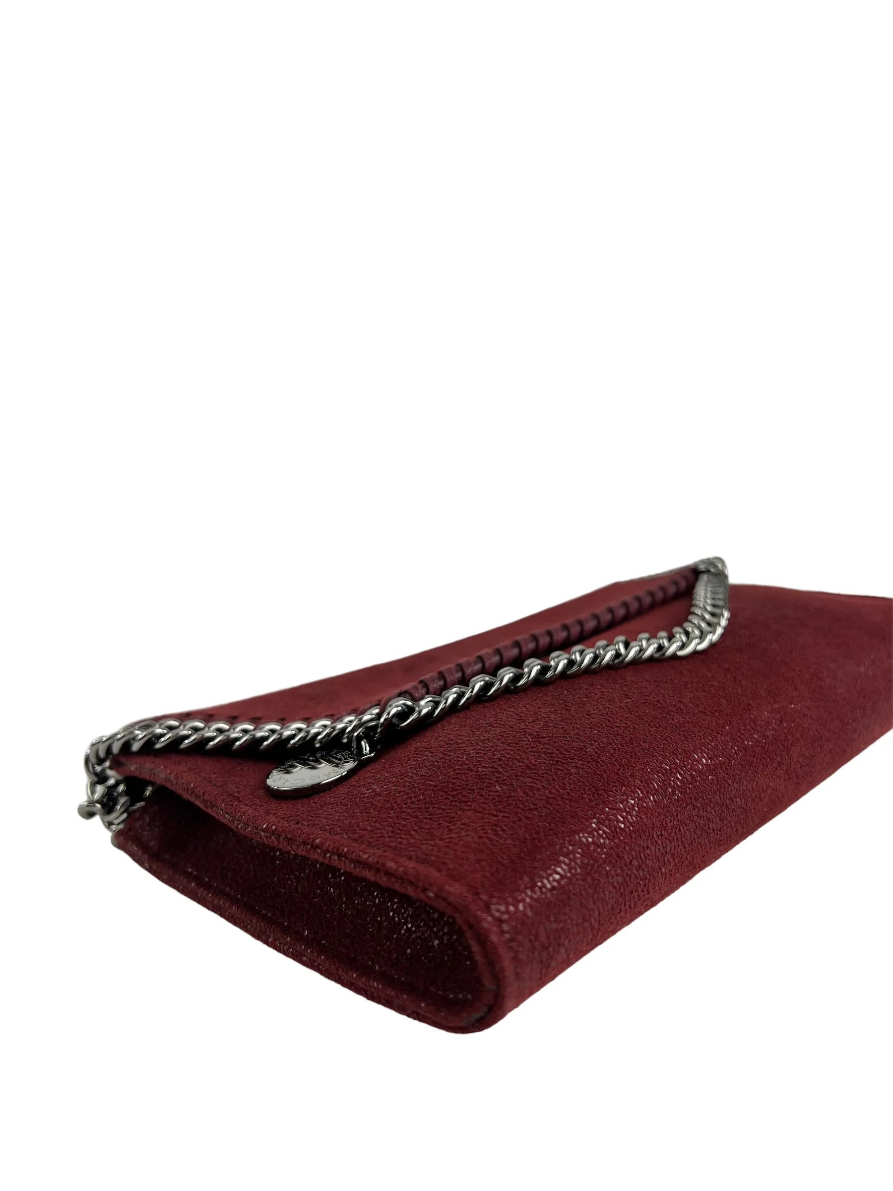 Stella McCartney Red Faux Leather Small Crossbody Handbag