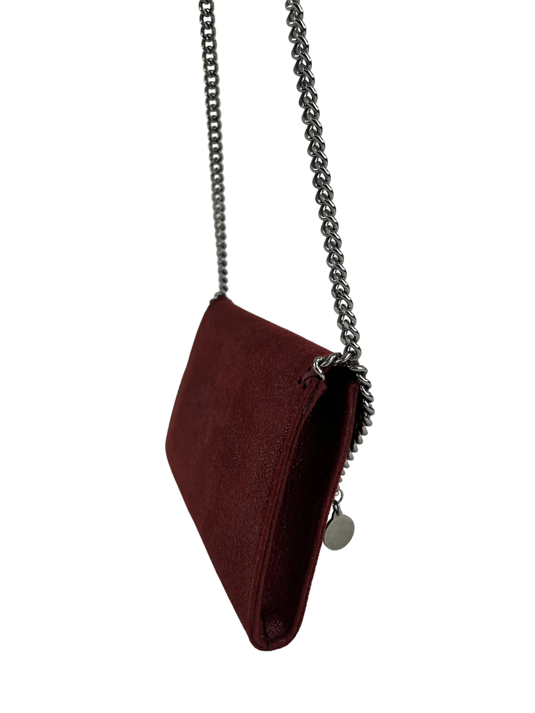 Stella McCartney Red Faux Leather Small Crossbody Handbag