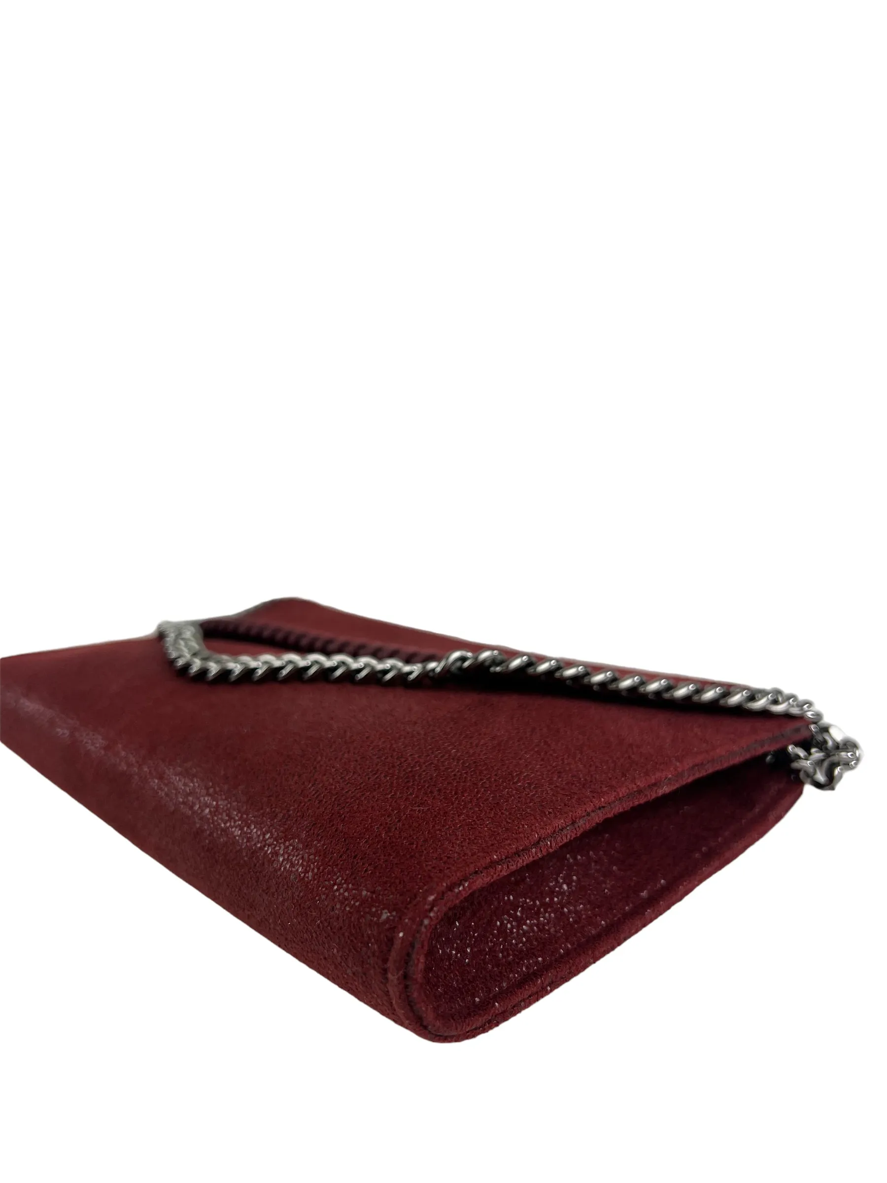 Stella McCartney Red Faux Leather Small Crossbody Handbag