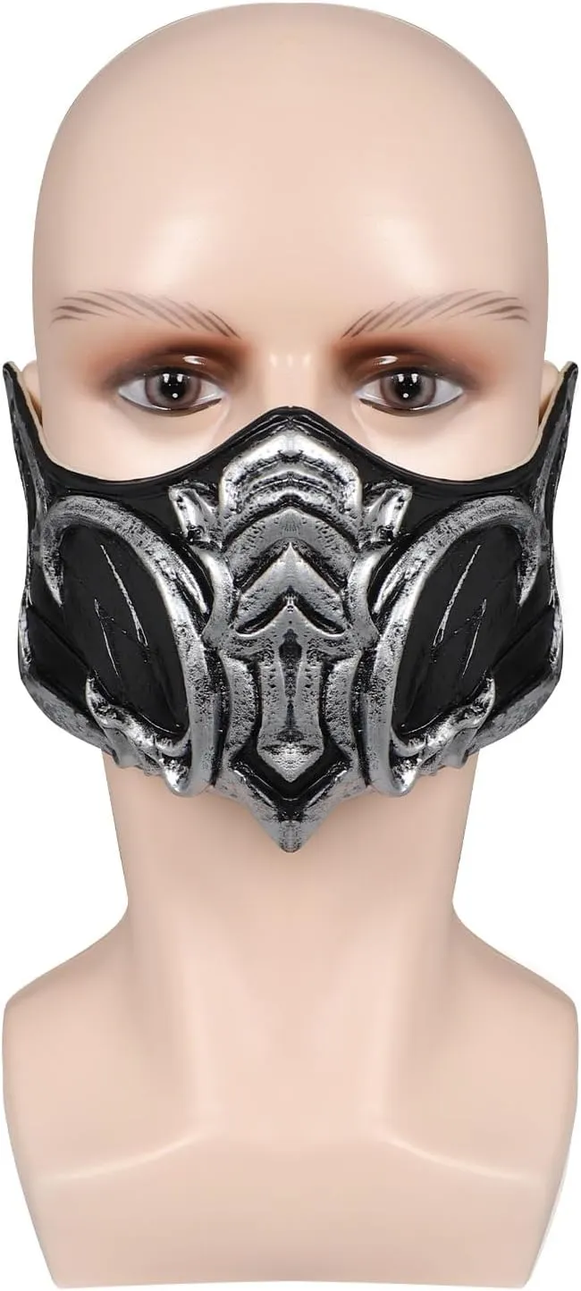 Sub Zero Cosplay Costume Mens Warrior Full Set Battle Outfits Adults Tunic Halloween Carnival Party Costume