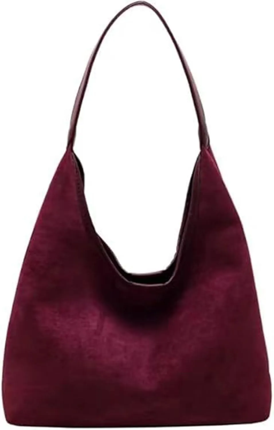 Suede Tote Bag for Women - Large Slouchy Shoulder Bag for Travel