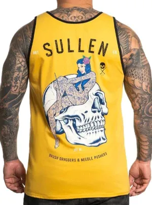 Sullen Men's Academy Premium Tank Mustard Medium