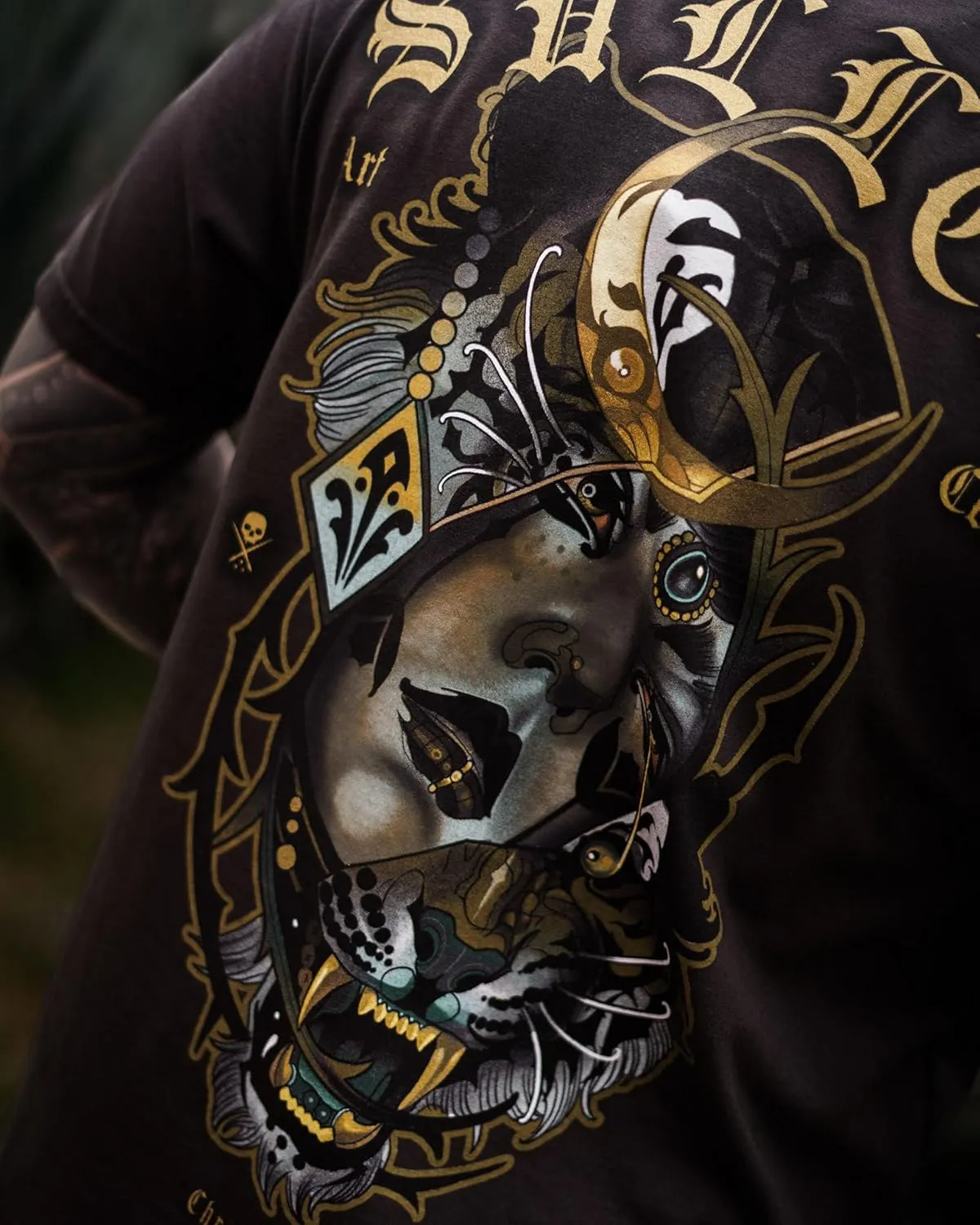 Sullen Men's Divided Tattoo Lifestyle Graphic Premium Short Sleeve Tee