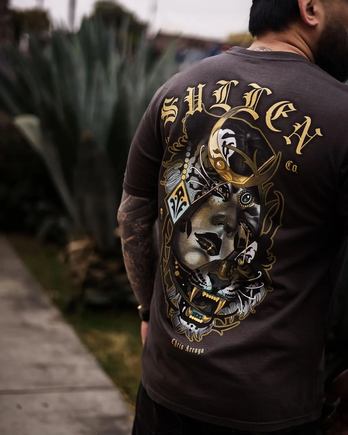 Sullen Men's Divided Tattoo Lifestyle Graphic Premium Short Sleeve Tee