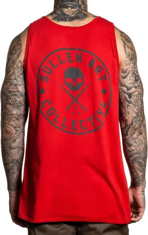 Sullen Men's Forever Tank Tattoo Lifestyle Graphic Art Sleeveless Soft Premium Tank Top