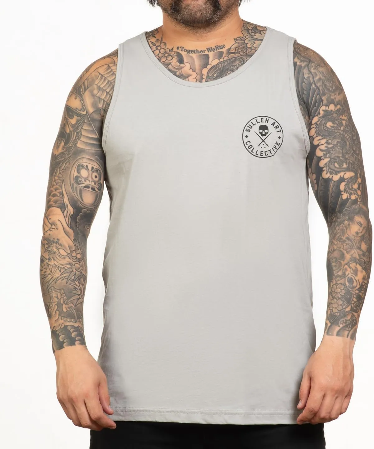 Sullen Men's Forever Tattoo Lifestyle Graphic Art Classic Logo Badge Premium Sleeveless Tank Top