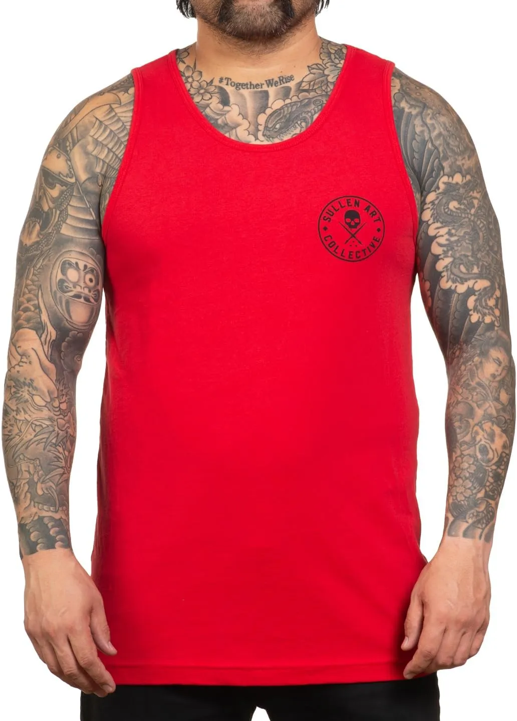 Sullen Men's Forever Tattoo Lifestyle Graphic Art Classic Logo Badge Premium Sleeveless Tank Top