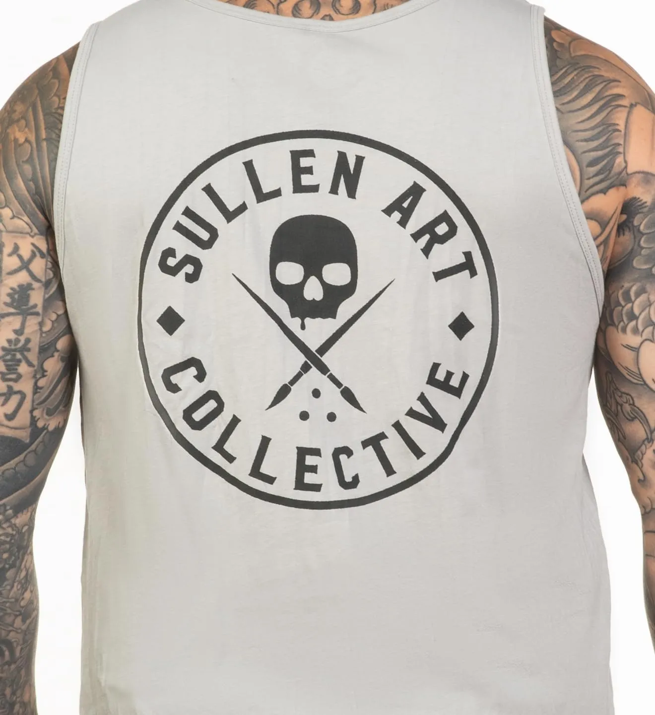 Sullen Men's Forever Tattoo Lifestyle Graphic Art Classic Logo Badge Premium Sleeveless Tank Top
