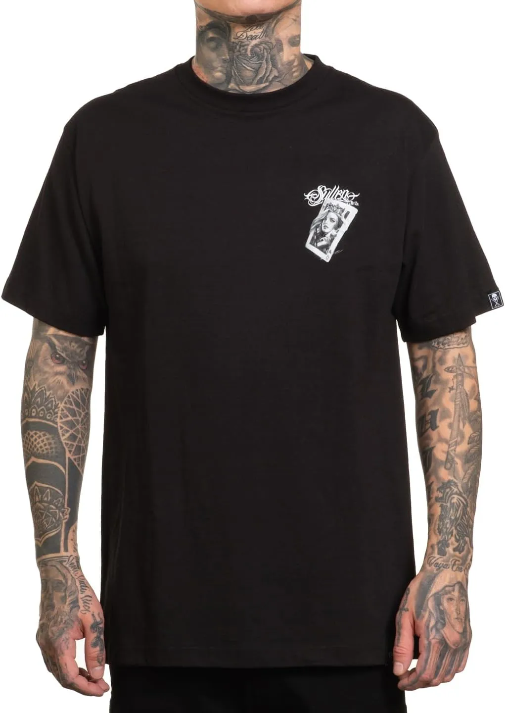 Sullen Men's Heart Breaker Tattoo Lifestyle Graphic Stacked Deck Capsule Standard Short Sleeve Tee