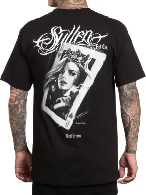 Sullen Men's Heart Breaker Tattoo Lifestyle Graphic Stacked Deck Capsule Standard Short Sleeve Tee