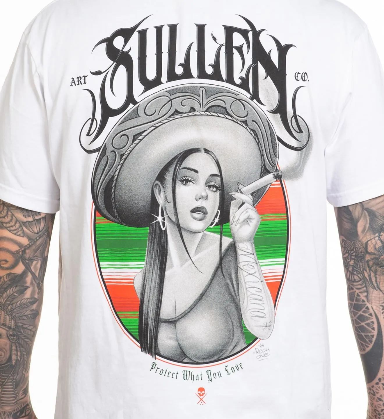 Sullen Men's Mexicana Cinco De Mayo Capsule Tattoo Lifestyle Graphic Premium Short Sleeve Tee