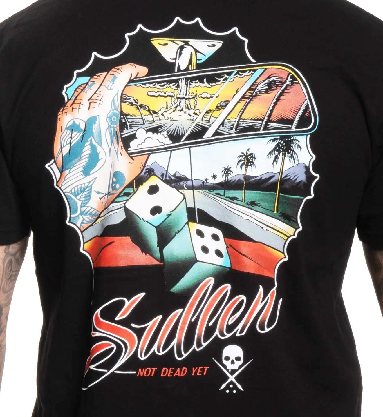 Sullen Men's Not Dead Yet Tattoo Artist Series Lifestyle Graphic Premium Short Sleeve Tee