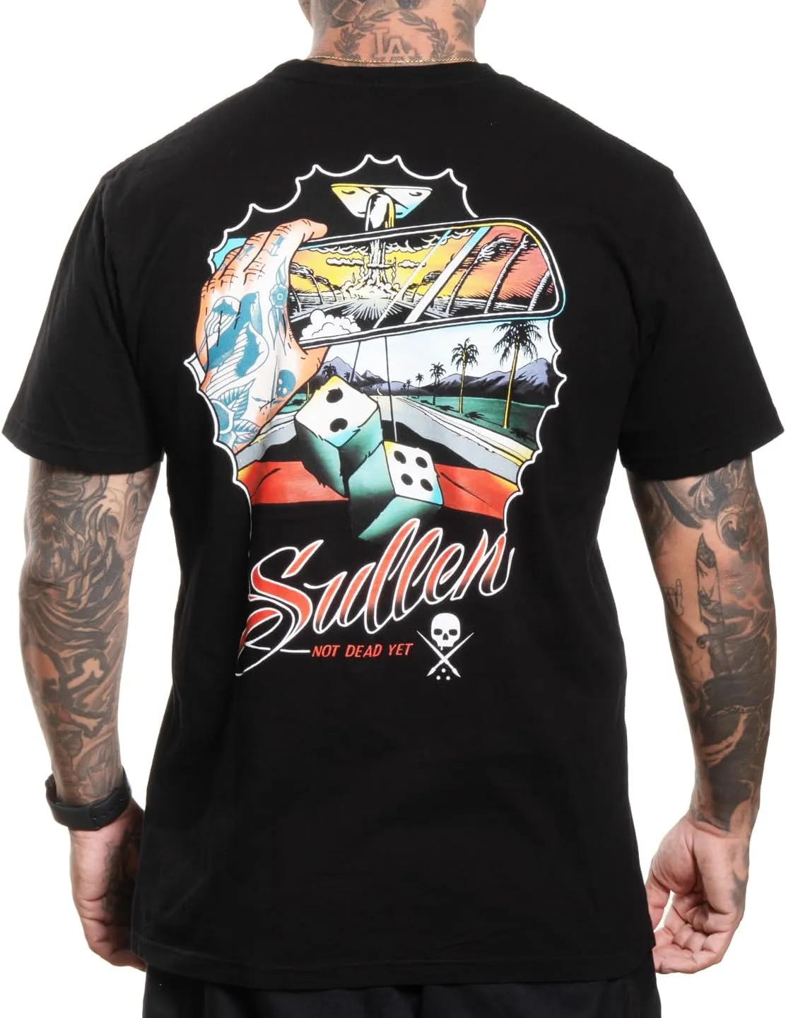 Sullen Men's Not Dead Yet Tattoo Artist Series Lifestyle Graphic Premium Short Sleeve Tee