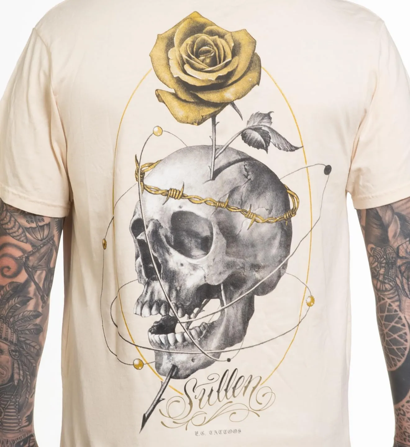 Sullen Men's Orbital Tattoo Artist Series Lifestyle Graphic Premium Short Sleeve Tee