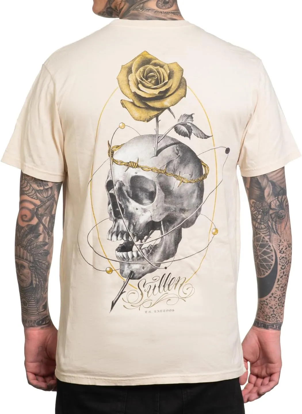 Sullen Men's Orbital Tattoo Artist Series Lifestyle Graphic Premium Short Sleeve Tee