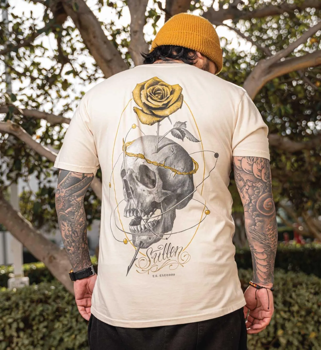 Sullen Men's Orbital Tattoo Artist Series Lifestyle Graphic Premium Short Sleeve Tee