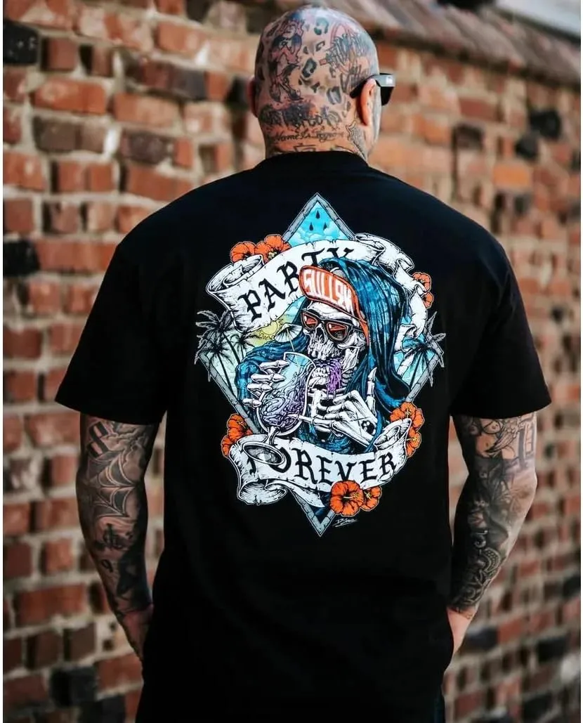 Sullen Men's Party Forever Standard Short Sleeve T Shirt